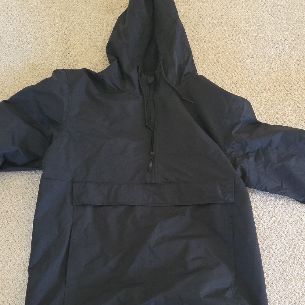 Men's Black Raincoat